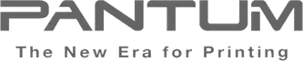 Logotipo Pantum — marca de impressoras atendida pela Evoluta Printer